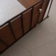 Wall mounted floor wired wood and metal string 1960