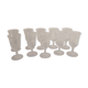 Set of 60's chiseled glasses