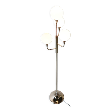 Vintage chrome Sciolari floor lamp, 1970s, Italy