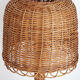 Grand lampadaire en rotin naturel