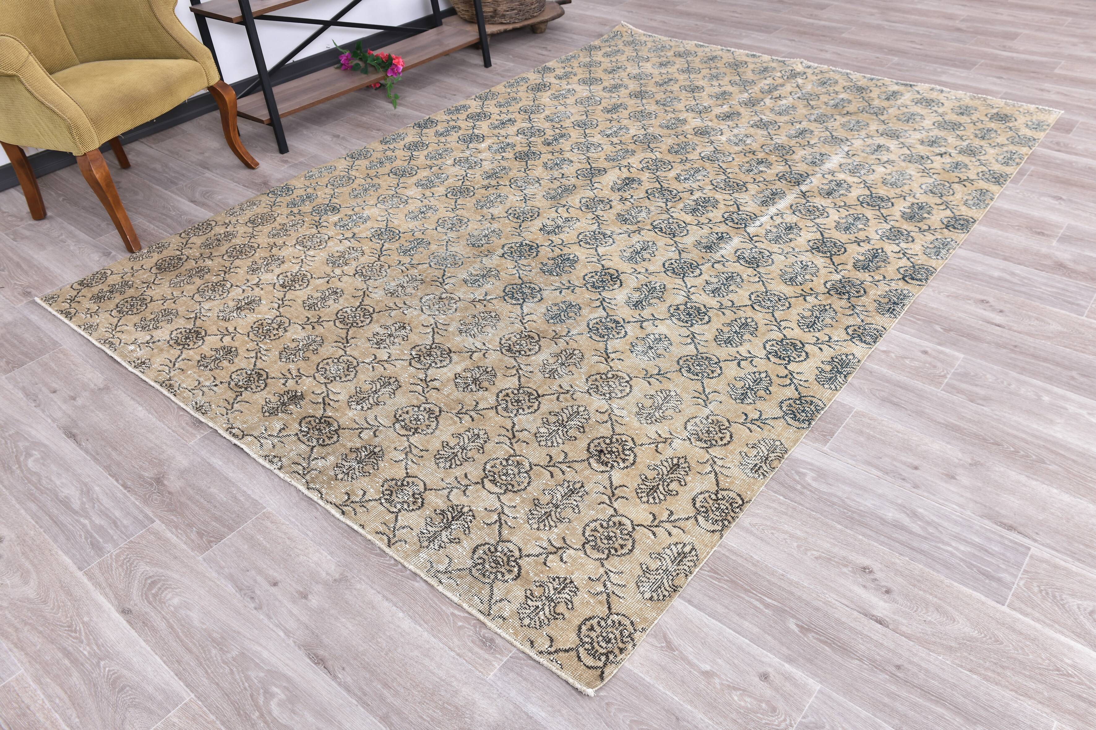 Light Mustard & Black Turkish Rug 215x296Cm SK 240852