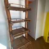 Exotic bamboo shelf