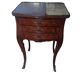 Antique bedside table with marquetry