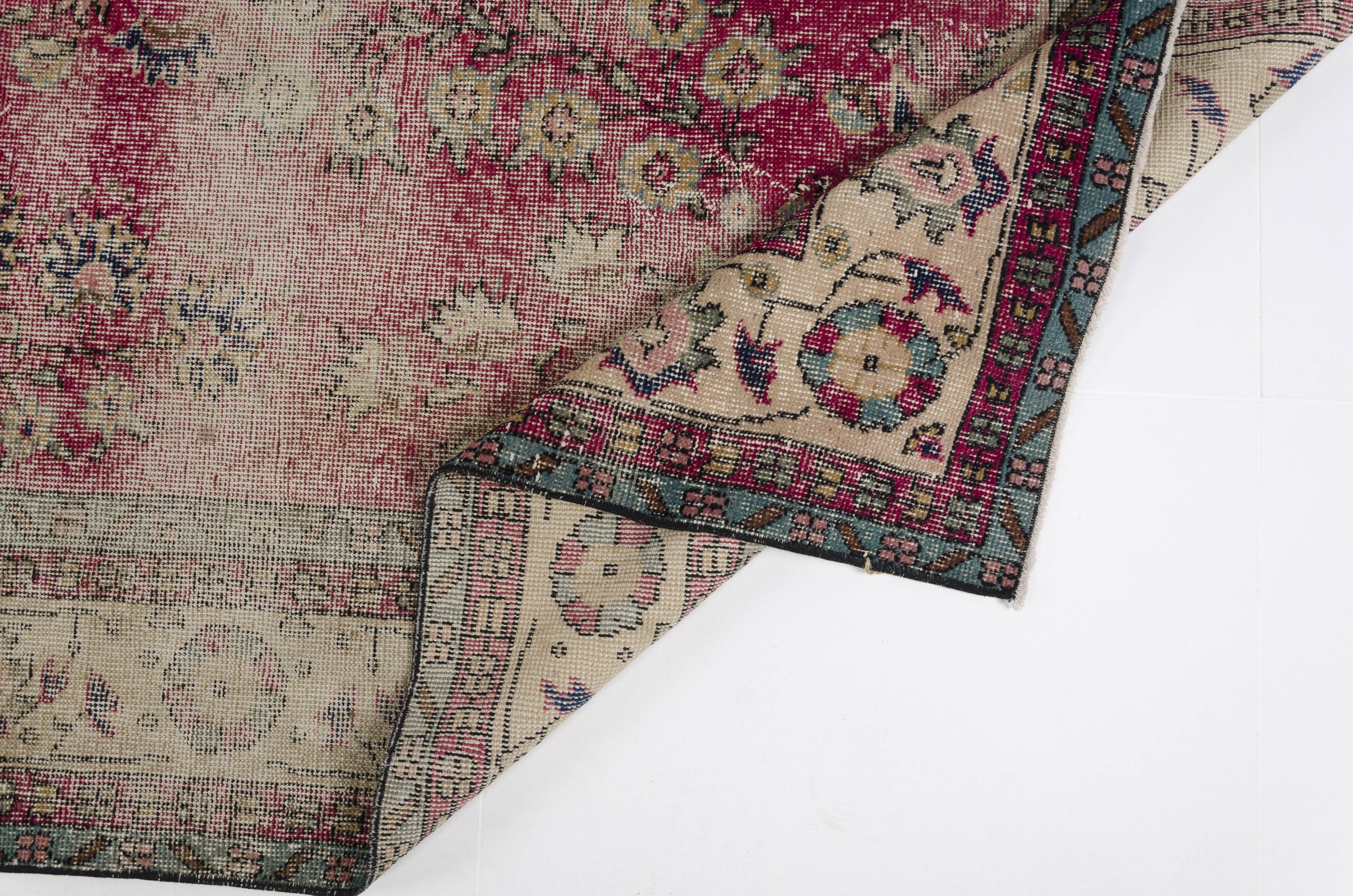 Turkish Floor Vintage Rug  sku-2017