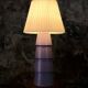 Large purple ceramic lamp by Roche Bobois, 1980s