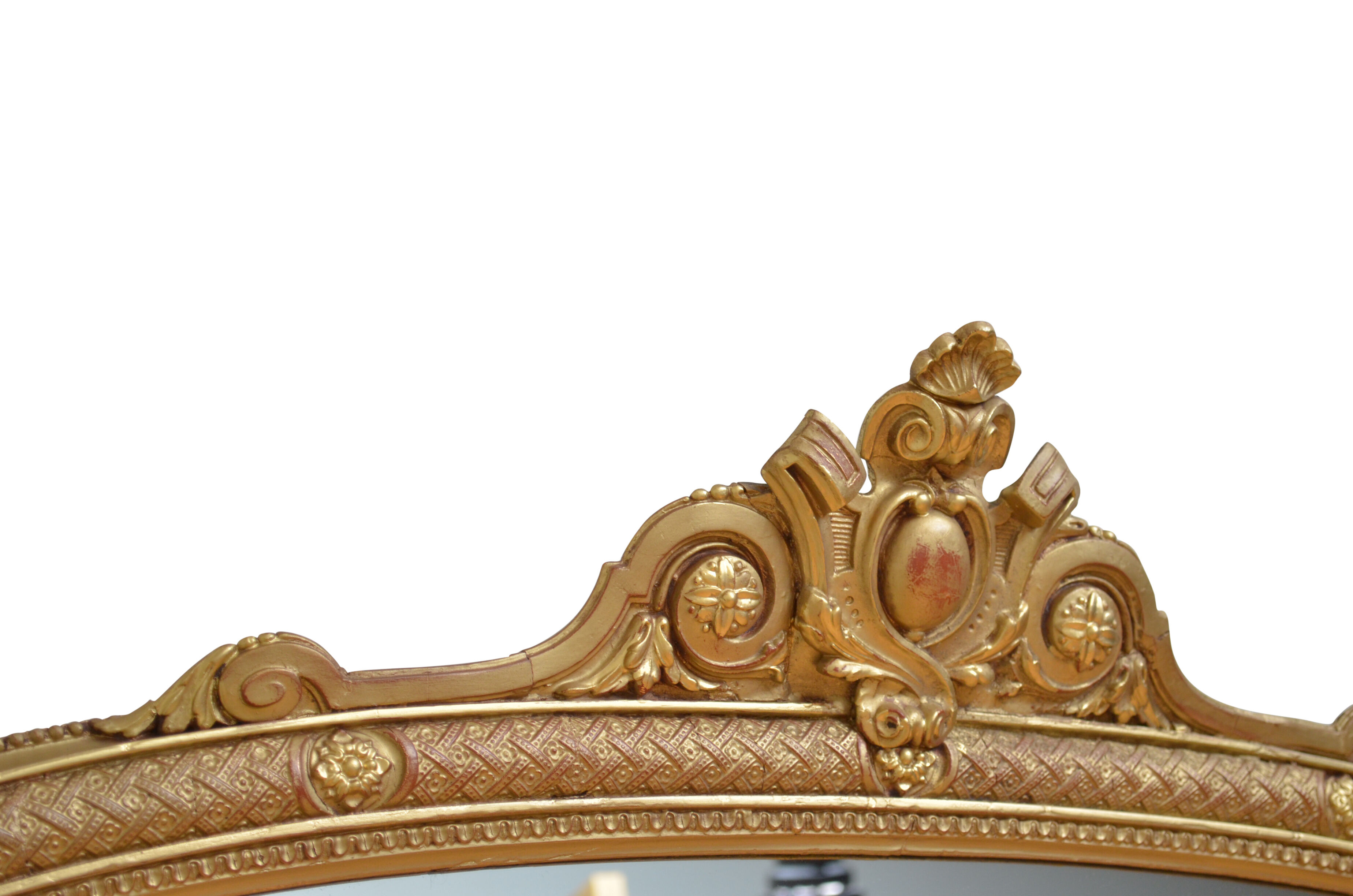 Fine victorian overmantel mirror