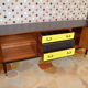 Scandinavian sideboard & vintage revamped teak