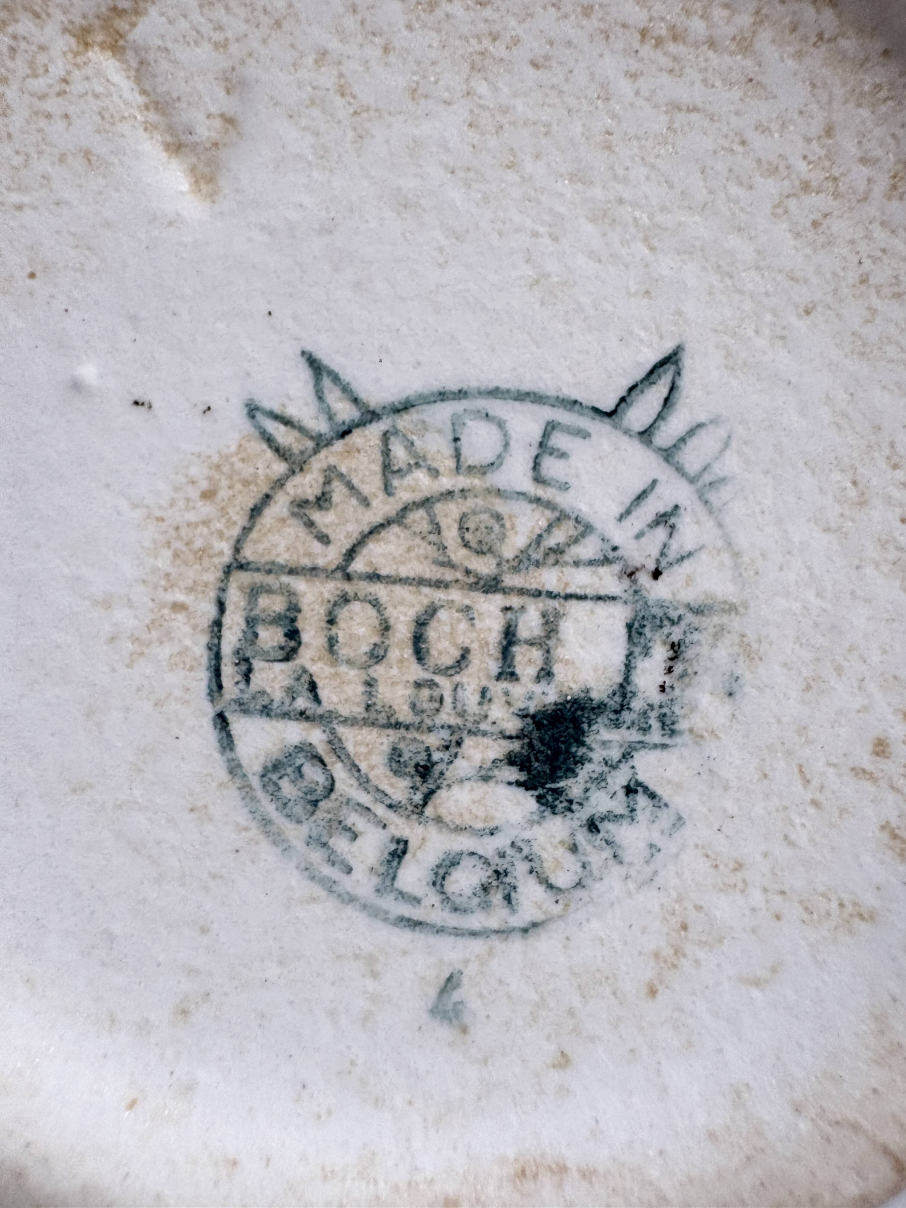 Service Petit-Déjeuner Boch La Louvière – Modèle Dragon Bleu