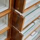Vintage Dutch Walnut Haberdashery Shop Cabinet / Vitrine, 1950s