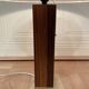 LARGE ROSEWOOD LAMP SCANDINAVIAN DESIGN 1960.