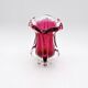 Organic Art Vase Josef Hospodka - Sommerso Ruby/Mandarin