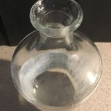 Black vichy pattern bistro water decanter