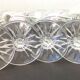 Set of 12 cut crystal wine glasses