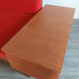Teak daybed sofa by Ingmar Relling, Scandinavian vintage 1960s