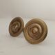 Paire de boutons de meubles Empire en bronze XIXeme