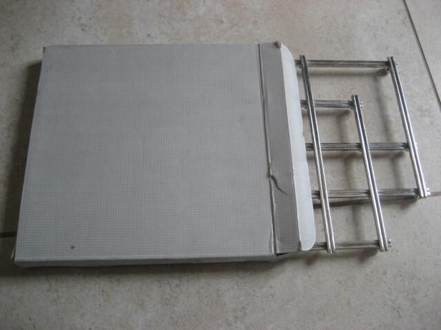 Silver metal underside