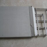 Silver metal underside