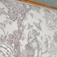 Louis XV style convertible sofa toile de Jouy Chinoiseries