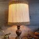wood and jute table lamp, rustic chic