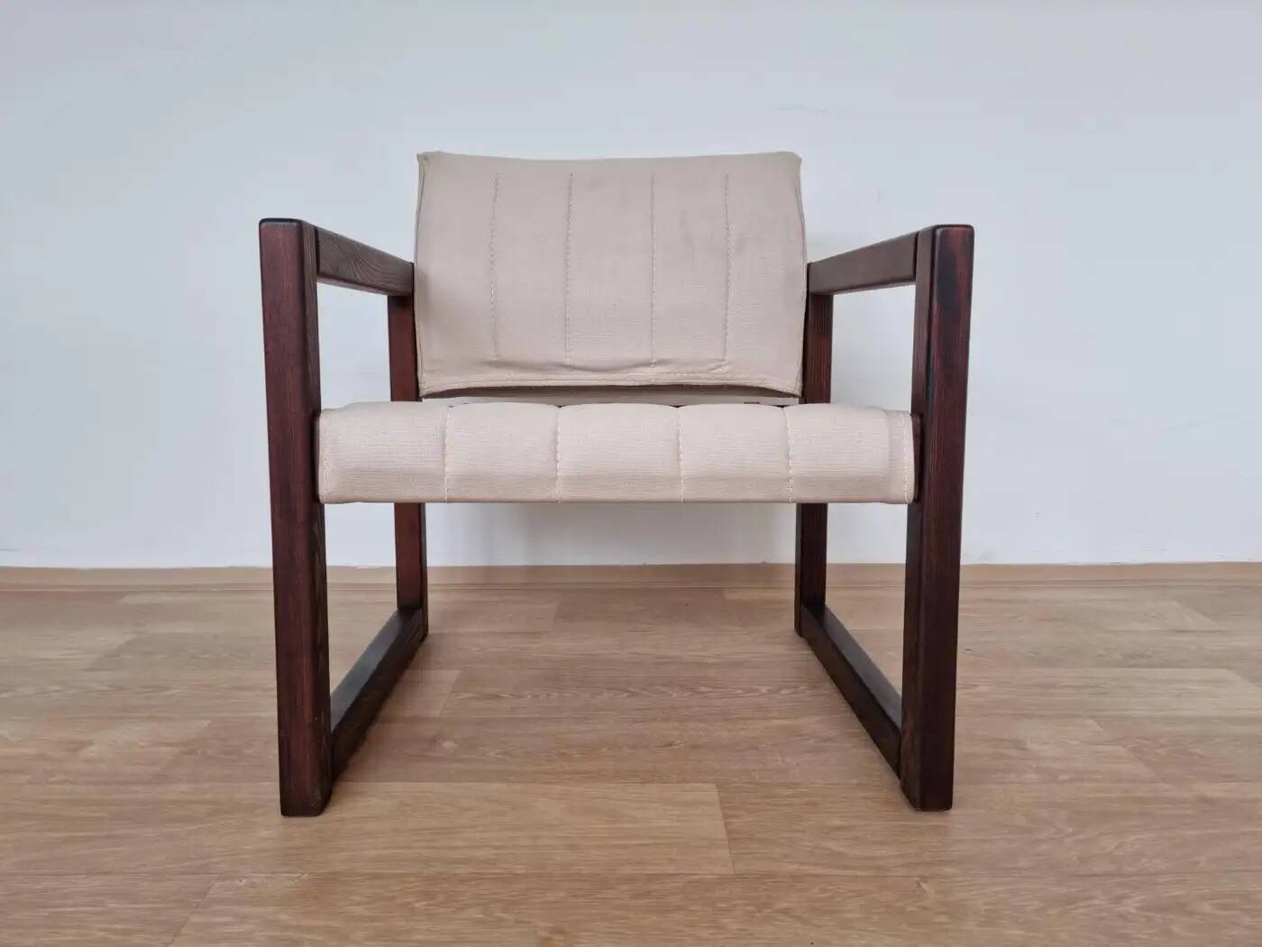 Scandinavian safari armchair by Karin Mobring, 1980s / never used