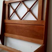 Oak side bed made by Ateliers Saint-Sabin 1950