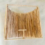 Raffia wall light