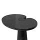 Mid Century Angelo Mangiarotti Pair of Eros Black Marble Side Tables Italy