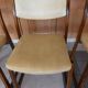 4 sled chairs, vintage