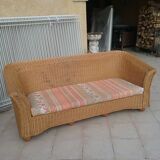 Rattan bench
