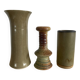 Set of 3 vintage ceramic vases