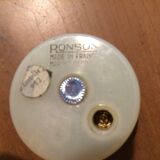 Ronson space age aluminum table lighter 70