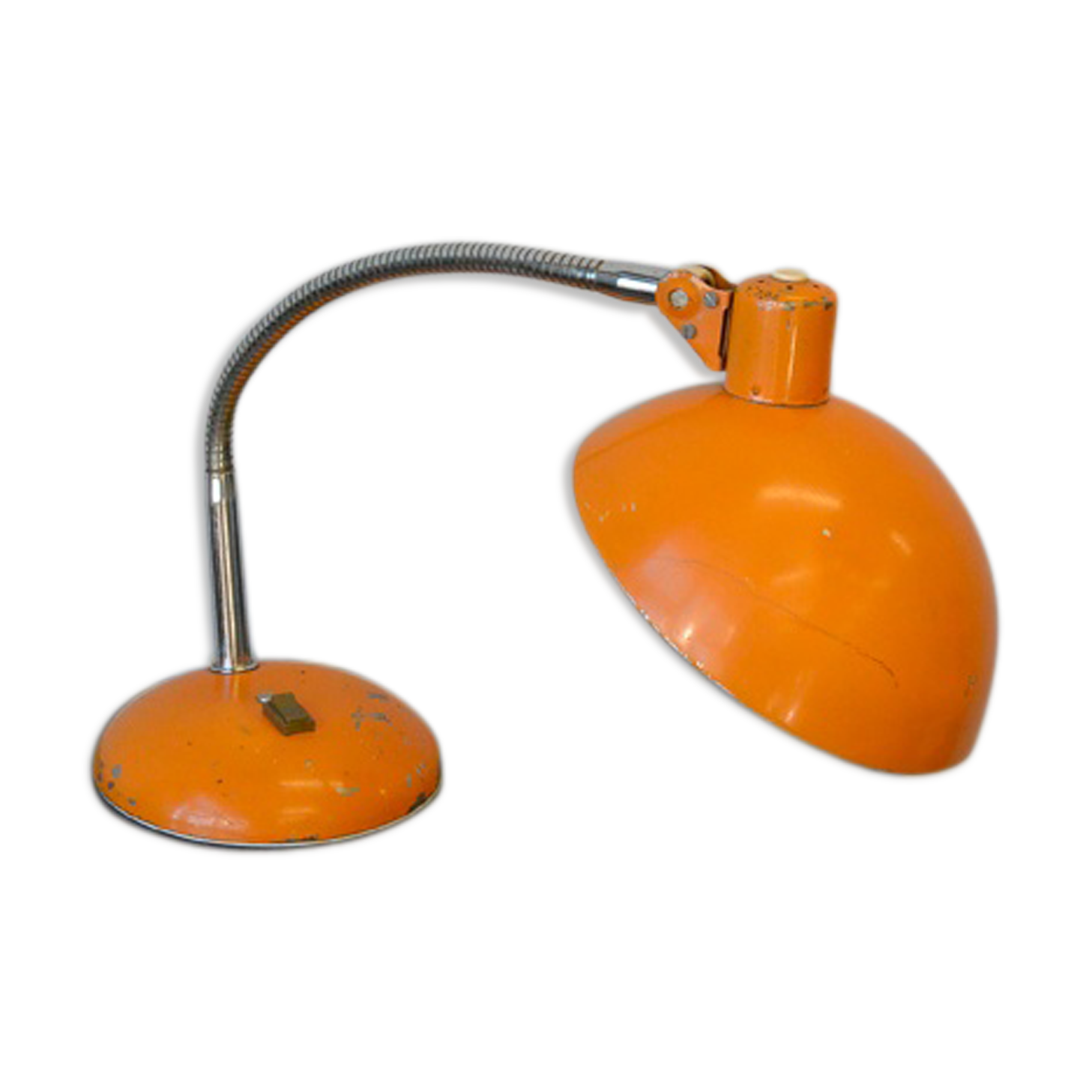 Lampe métallique années 70