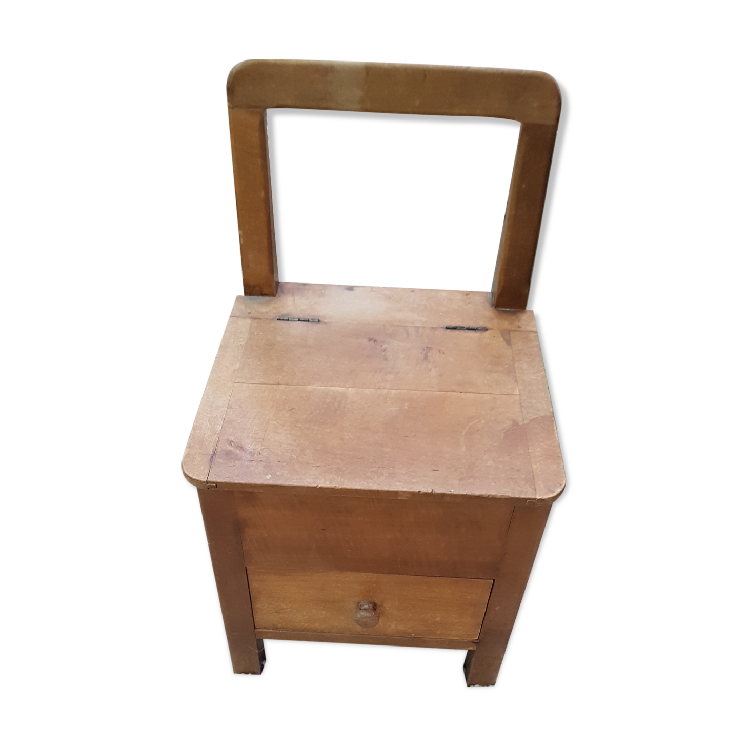 Child's downbating trunk chair