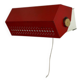 Applique en métal rouge du milieu du siècle par N Leuchten, 1960, Allemagne