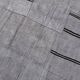 7x10 Vintage Gray & Black Modern Kilim Rug, 213x308Cm