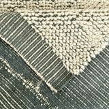 8x10 Kilim Rug, 8x10 Gray & Beige Contemporary Kilim Rug, 253x303Cm