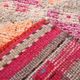 Raspberry Pink Tribal Vintage Runner Rug, Turkish Hallway Carpet,102x322 Cm