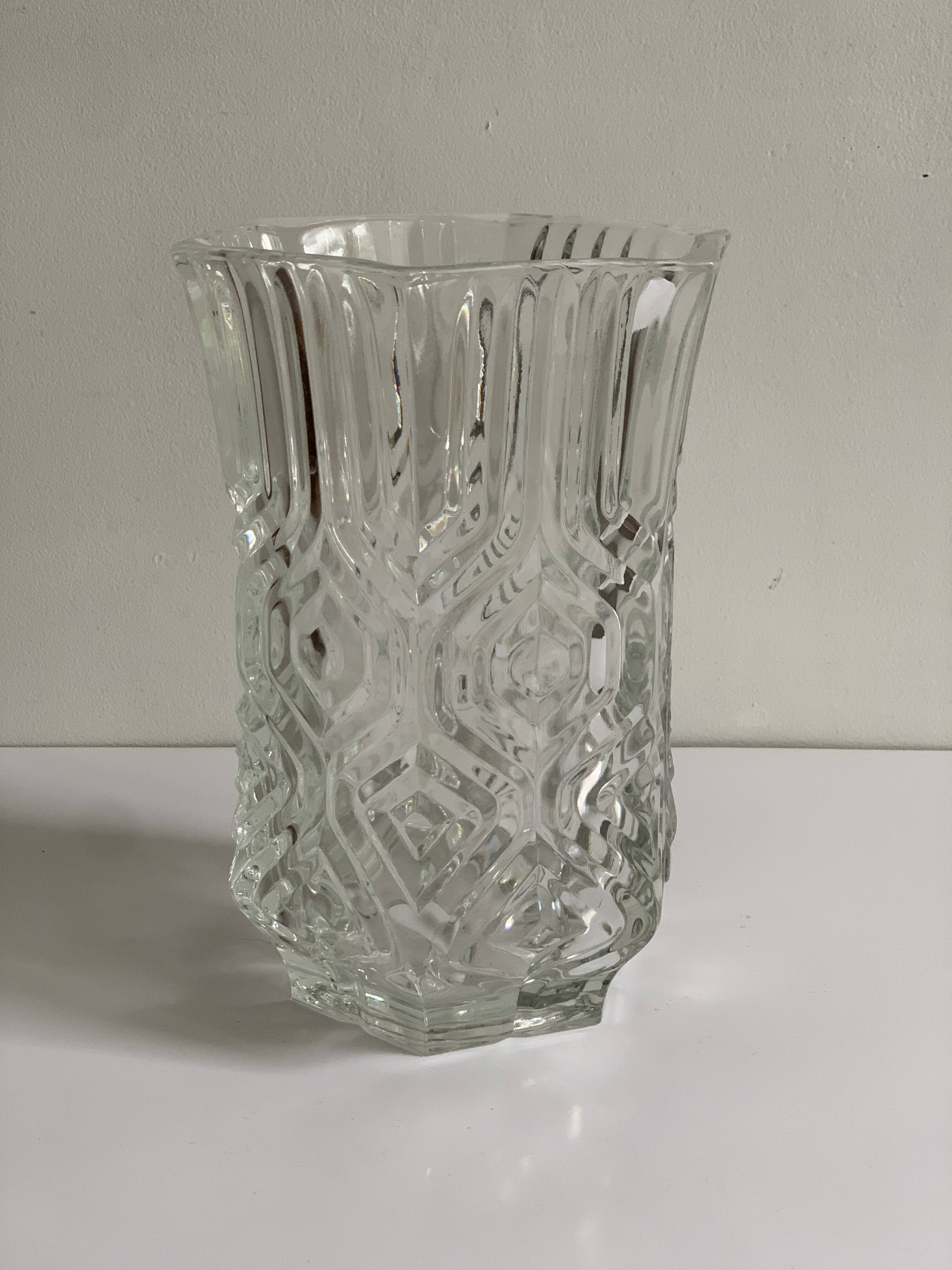 Vase cristal vintage