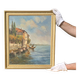 Italian Impressionist Oil Painting – Porto di Milano