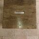 Raw wooden workshop stool