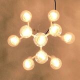 Minimalist suspension from the Swiss space age of the mid-century type 415 by Temde, 1960s.