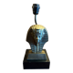 Lampe pharaon en bronze de style Hollywood Regency