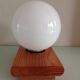 White opaline opaline wall lamp Scandinavian style / vintage 60s-70s