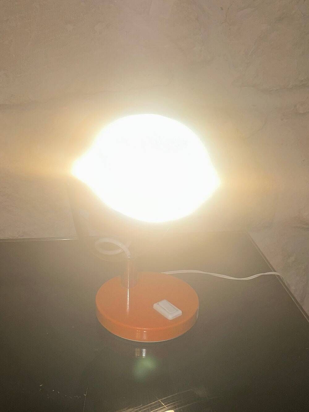 Vintage Eye Ball table lamp, Space Age, Yugoslavia, 1970s
