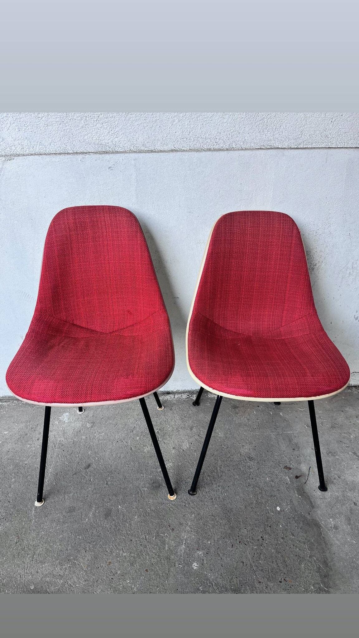 Chair by Charles Eames, seat by Alexander Girard, Ed. Herman Miller, 1960