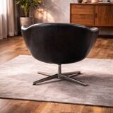 Vintage Pair of Galon Swivel Armchairs — Second Half of the 20th Century