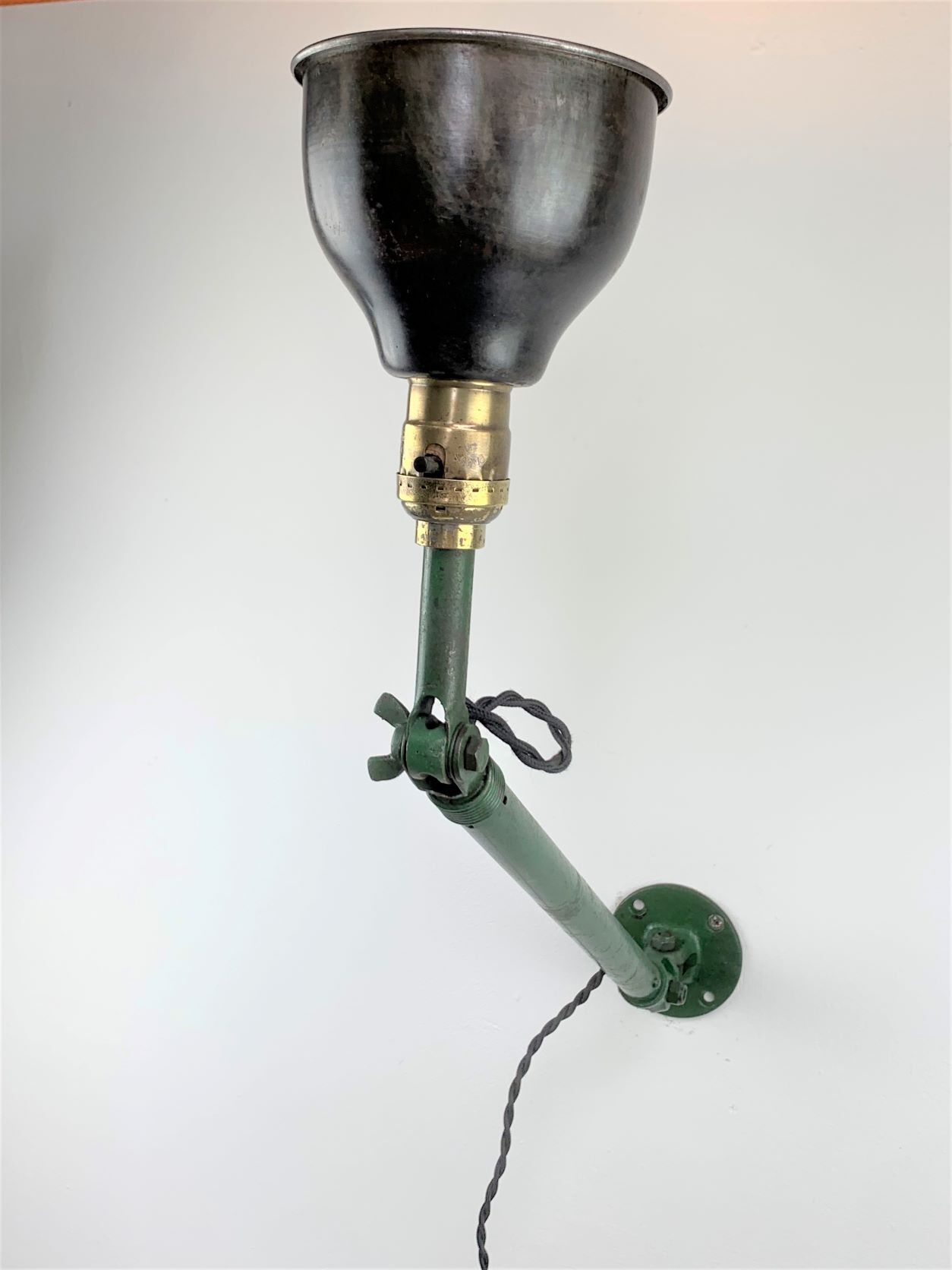 Ajusco adjustable fixture co milwaukee wis old american lamp brand ajusco 1930