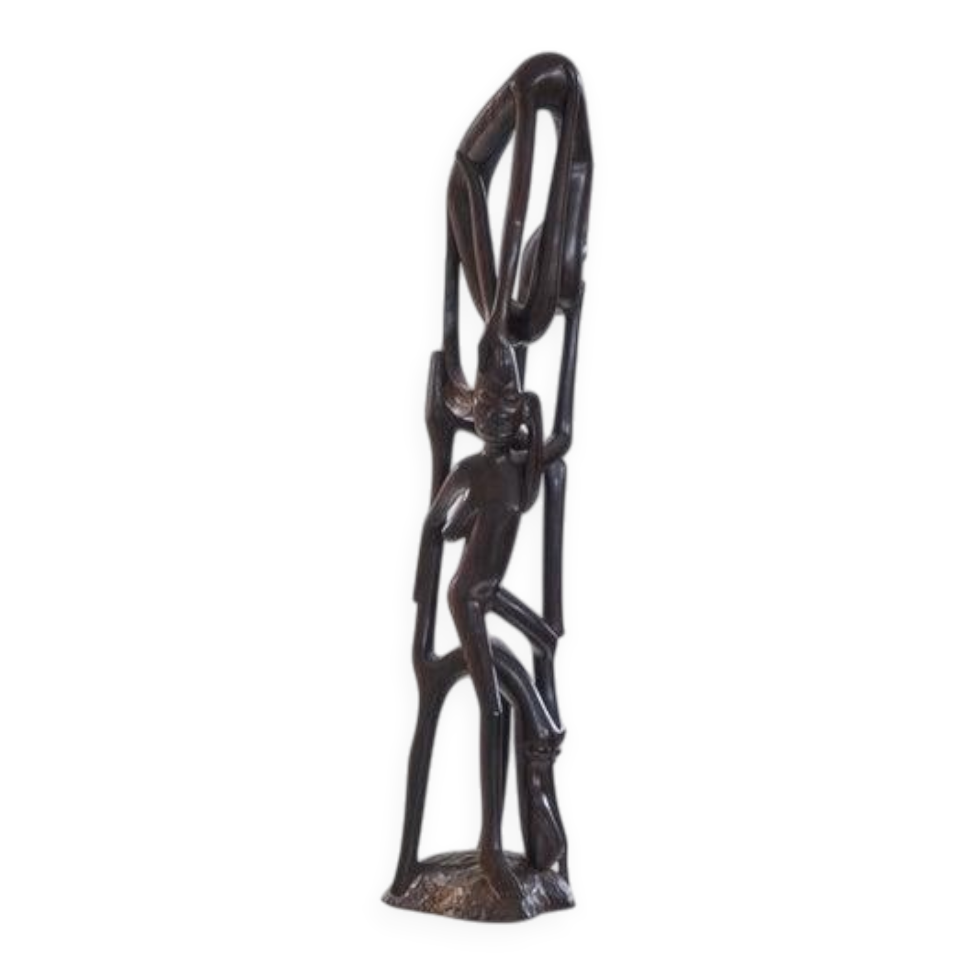Modernist anthropomorphic sculpture Makonde 1950