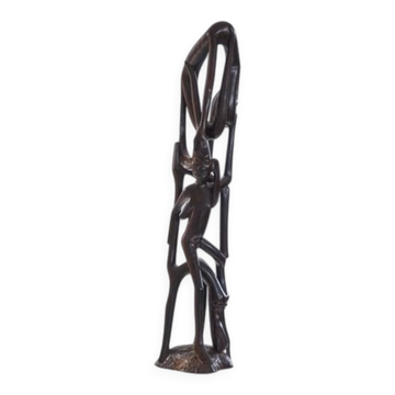Modernist anthropomorphic sculpture Makonde 1950