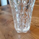 Hexagonal crystal vase from Arques